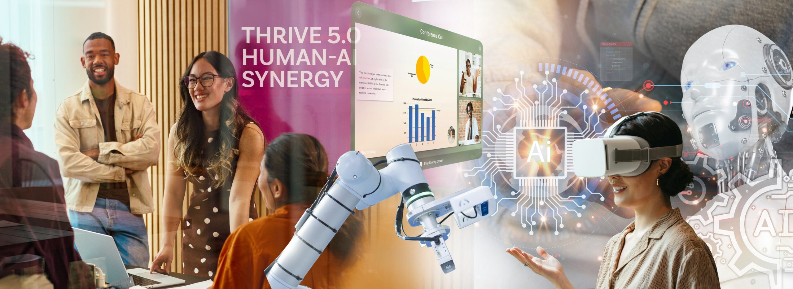 Human AI leadership synergy